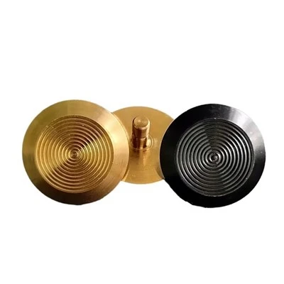 Indicadores táctiles de bronce